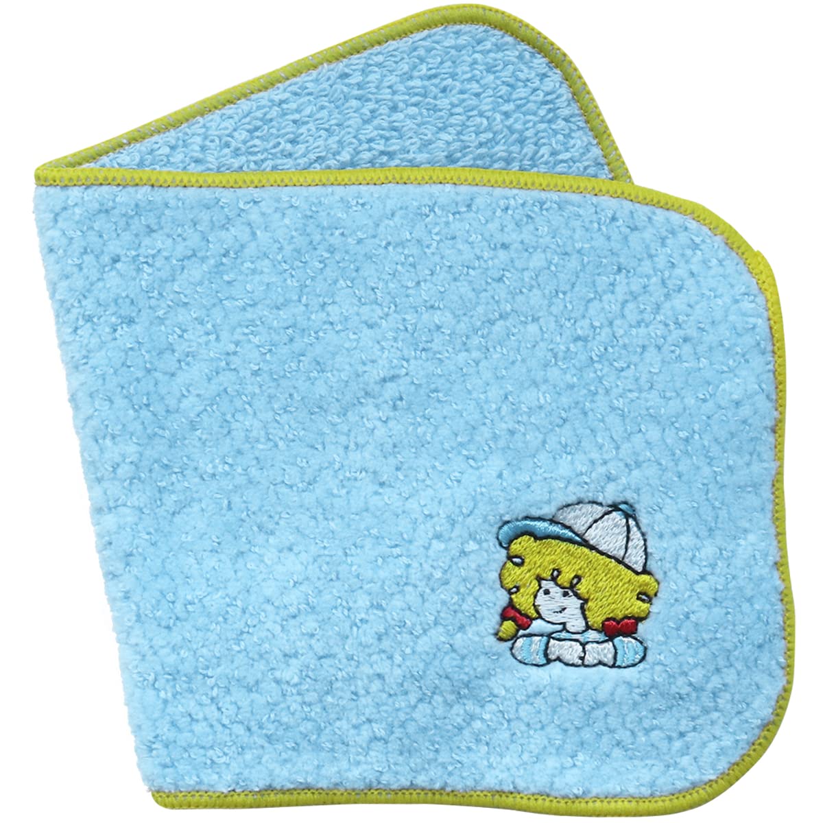 

Shimojima Morning Imabari Embroidered Towel Handkerchief Compact Towel Character Showa Retro Made in Japan (CAP GIRL)