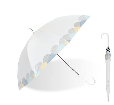 Parapluie pour femme Long Sun UV Sun Perfect Day Populaire pour le soleil et la pluie Ourlet Ombre, Léger, Protection, Protection, Déperlant,