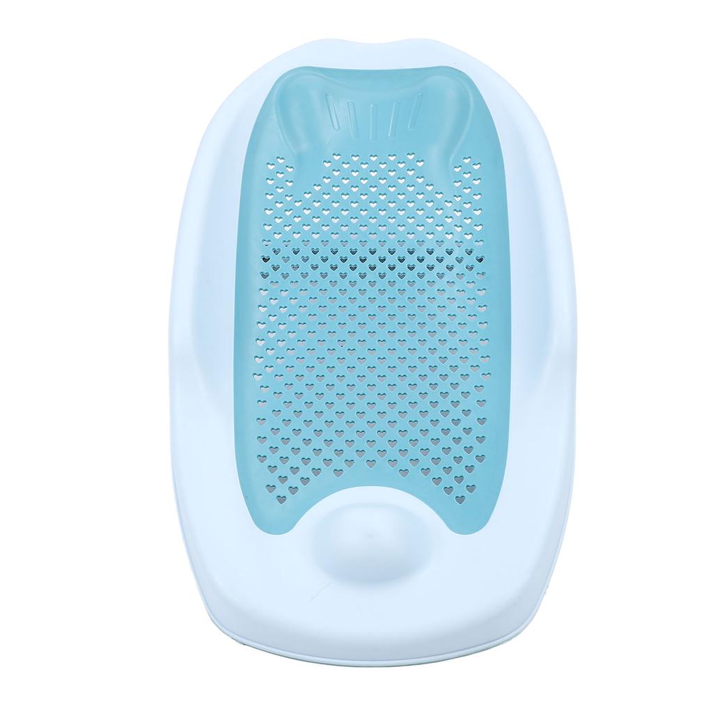 Baby Bath Support Ergonomic Infant Bathtub Portable Baby Bath Tub Support for Children Blue
