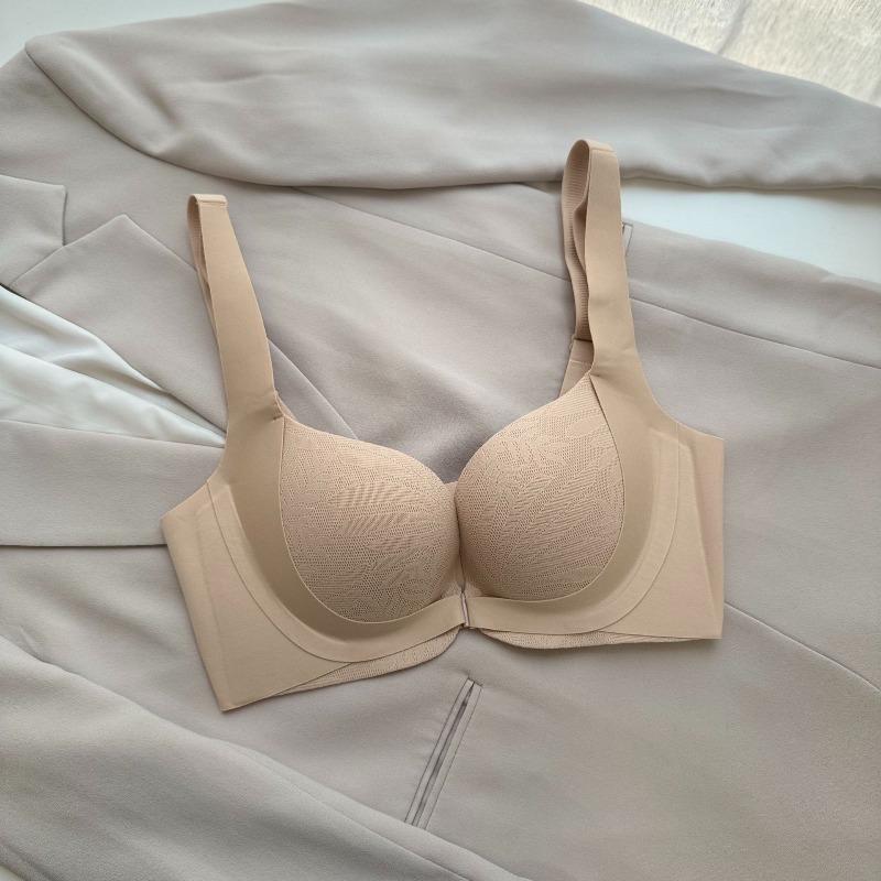 Ather dünne Cups, Schönheitssalon-BHs, sekundäre Frauenbrüste, Anti-Erschlaffungs-Verschluss vorne, schöner Rücken kann beliebig ausgeschnitten werden, Vollschalen-Komfort