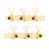 3+3 AcrylicClassical Guitar String Tuning Peg Tuners Machine Heads Gold