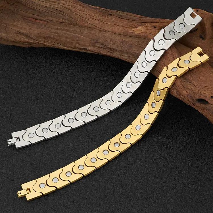 Hot-selling Wavy Magnet Bracelet Detachable Biological Health Magnetic Bracelet