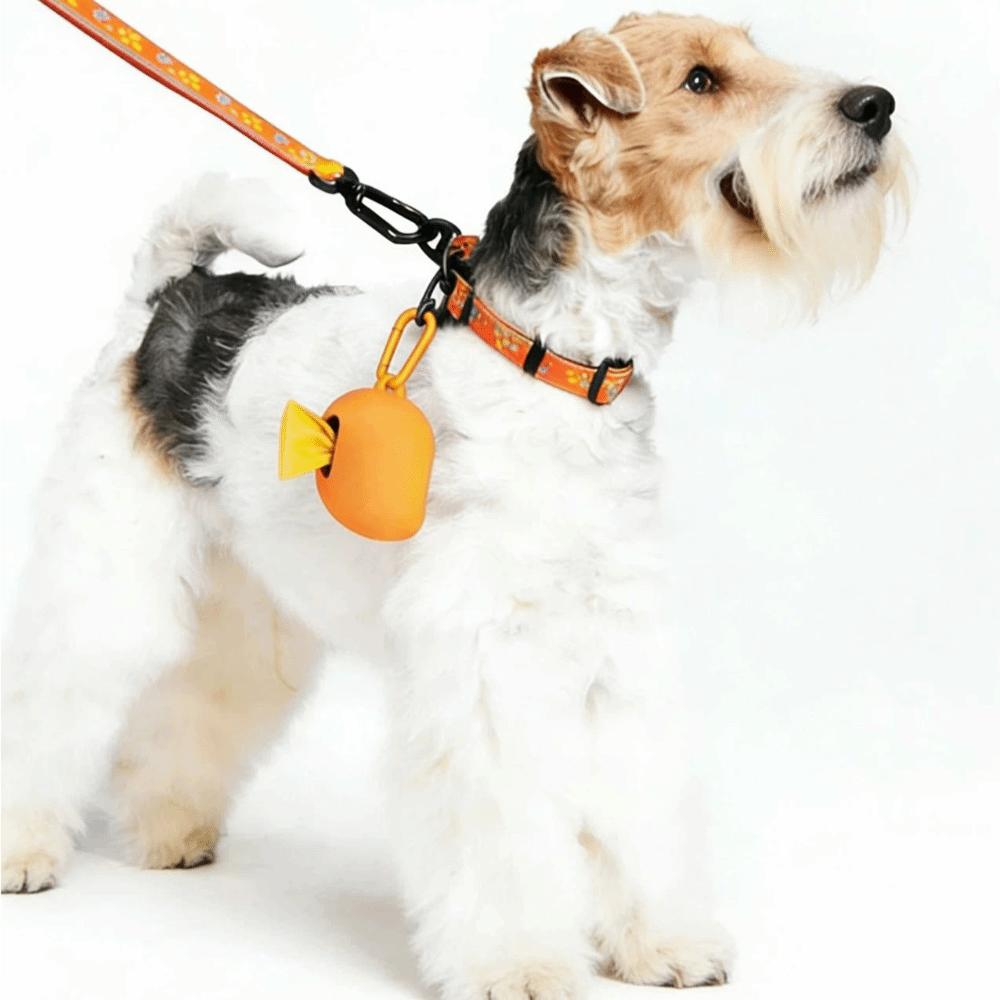 Mango Shape Waste Bag Dispenser Plastic Garbage Bags Holder New Dog Poop Bags for Walking