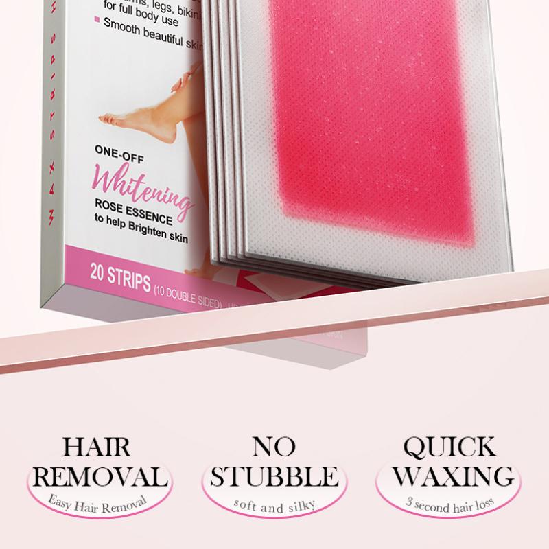 Plant Double-sided Hair Removal Wax Paper SADOER Armpit Hair Leg Hair Body Hair Removal Cream