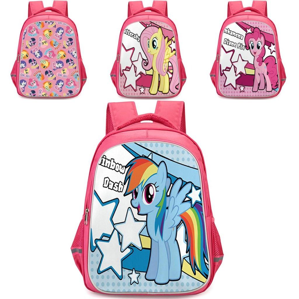Adorable My Little Pony School Backpack For Girls Cute Cartoon Design