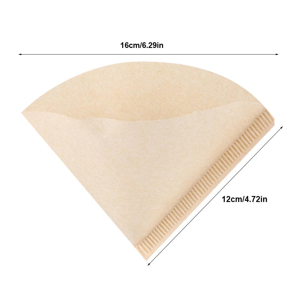 40 st Oblekta Naturliga Konformade Drip Coffee Cup Filterpapper #V02