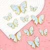 10PCS Butterfly Cake Decoration Creative Cupcakes Toppers Paper Baking Supplies for Birthday Party Wedding Anniversary