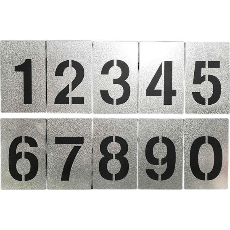 Stainless Steel Number Stencil Set