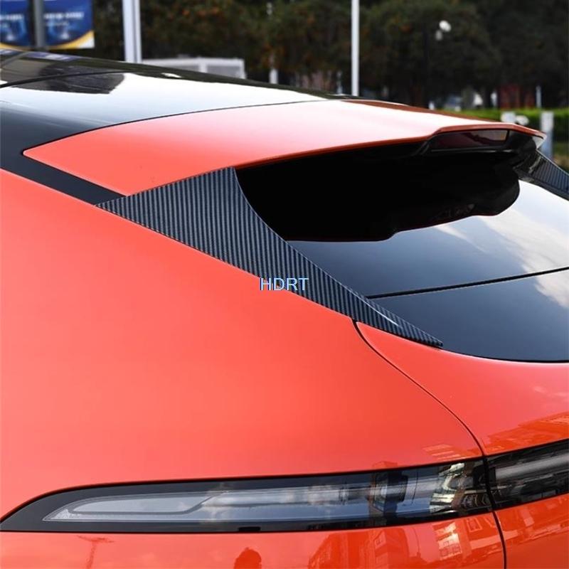 Car Styling Tail Wing Cover For Xpeng G6 + Roof Rear Window Patch Spoiler Protector Decoration Accessories Exterior Sticker