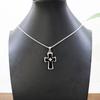 4PCS Gothic Style Thorn Love Necklace Set Personality Crucifix Pendant Chain  Church