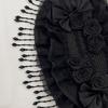 Gothic Lace Widows Cap Detailed Craftsmanship Themed Party Headpiece Costume Accessory for Fashion Photography
