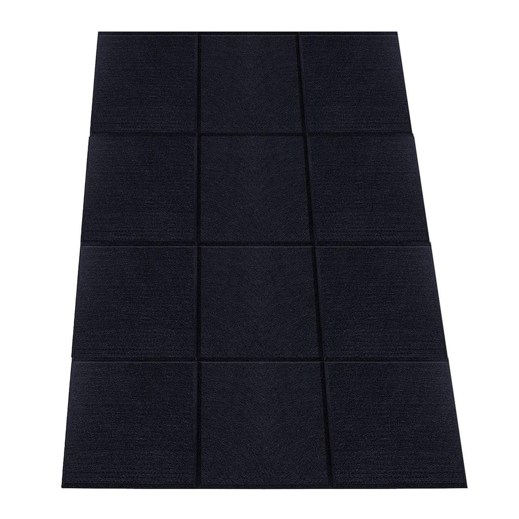Pack of 12 Polyester Fiber Soundproof Wall Panels Wall Tiles Sound Absorbing Panels Suitable for Living Room Studios