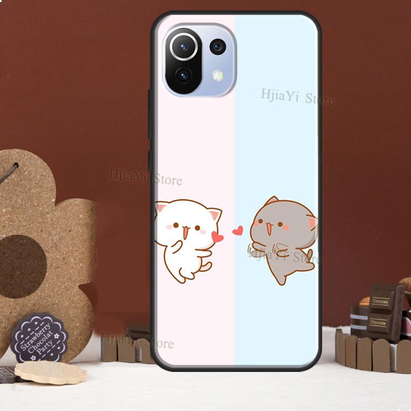 

Чехол Peach And Goma Cat Funda для POCO X3 Pro F3 M3 M4 Pro, чехол для Xiaomi Mi 11T Pro 11 Ultra Note 10 Lite, чехол Mi 9