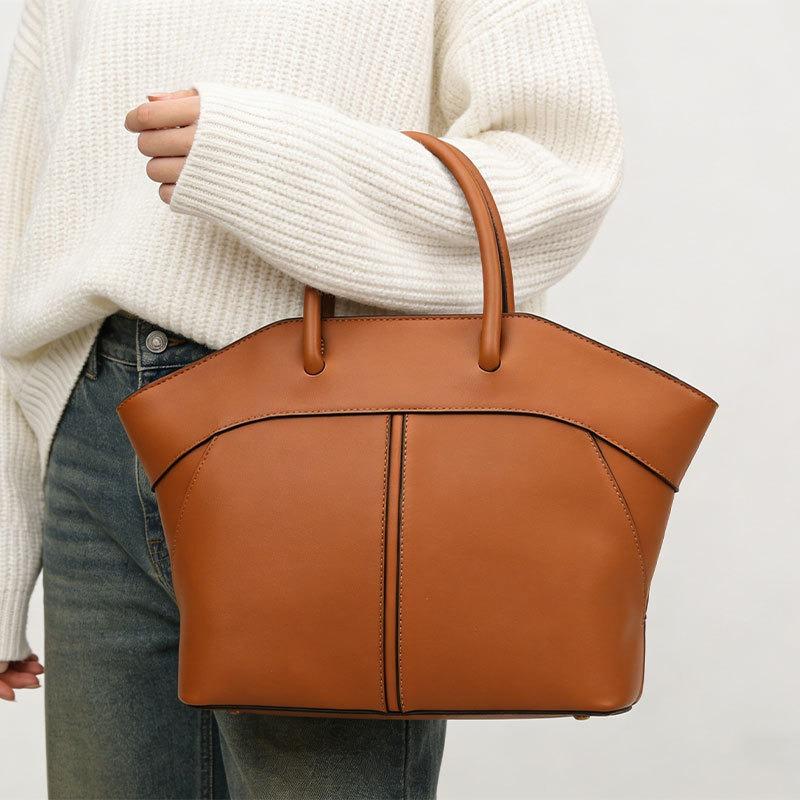 New tote bag soft leather high-end wing bag large-capacity handbag fashionable versatile tote bag