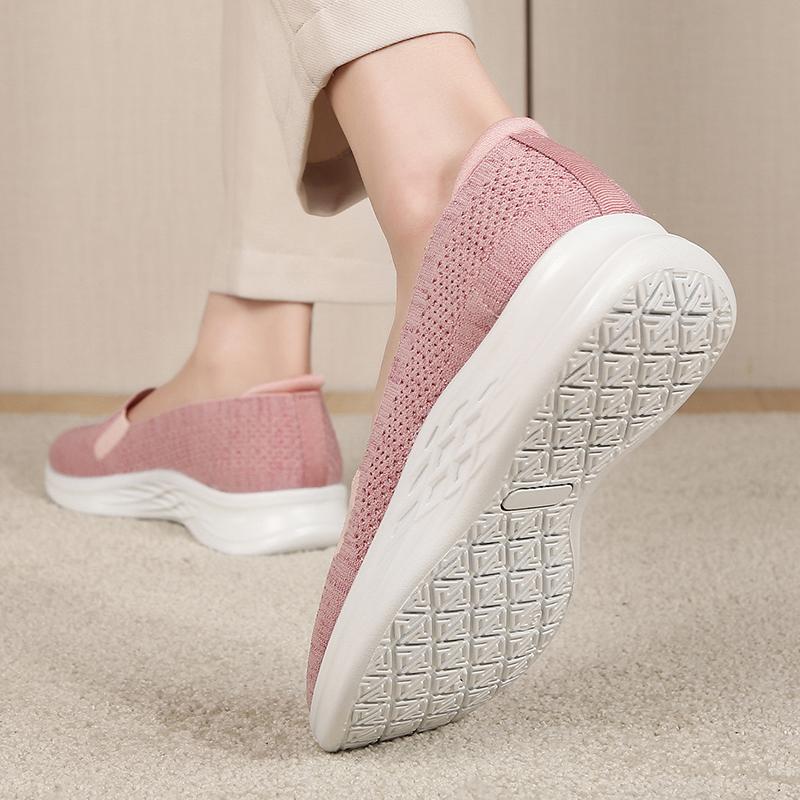 Women's Summer Breathable Mesh Flat Shoes Casual Sports 2025 Lightweight Casual Sneakers Outdoor Comfortable Lefu Shoes Flat