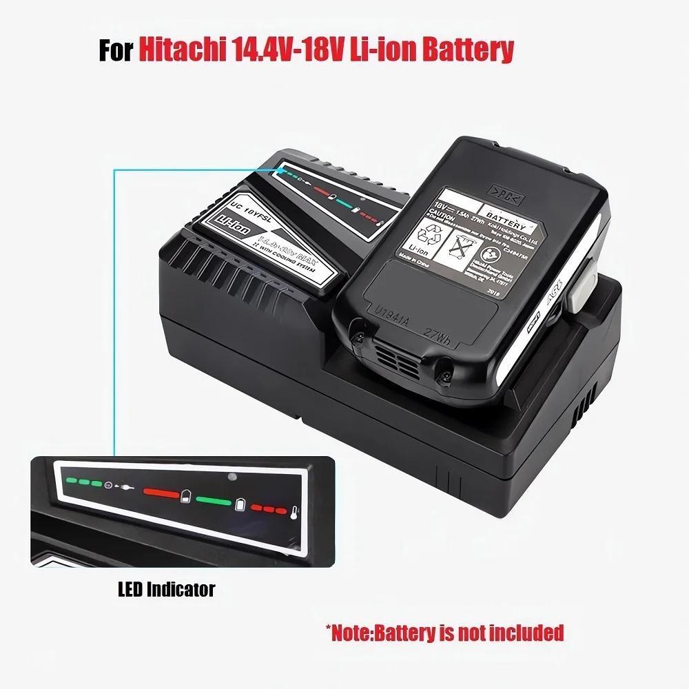 

Зарядное устройство для литий-ионного аккумулятора Hitachi 14,4 В 18 В BSL1815 BSL1830 BSL1840 BSL1850