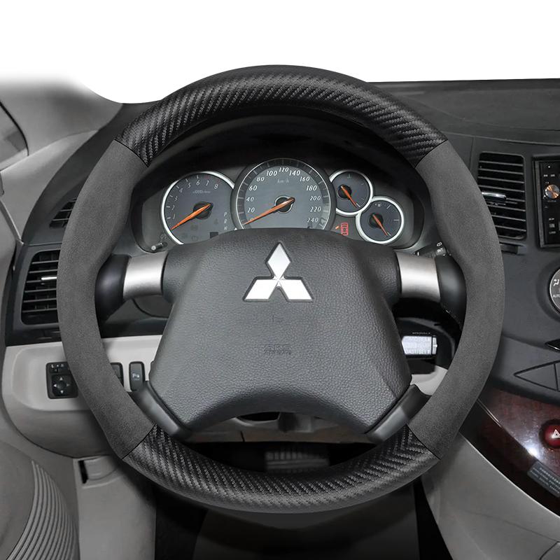 Applicable to Mitsubishi steering wheel covers: Outlander 3, XL, L200, Lancer 2009, X 9, 10, Asx, Pajero Tr4, Mirage G4,
