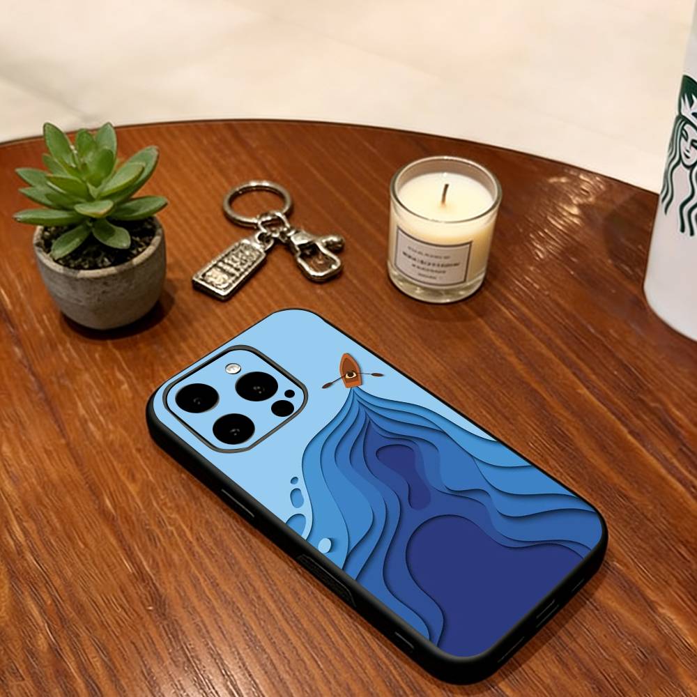 

Kayaking Sprot Phone Case Silicone Soft For IPhone 17 16 15 14 13 12 11 X XR Plus Pro Max Plus iPhone17