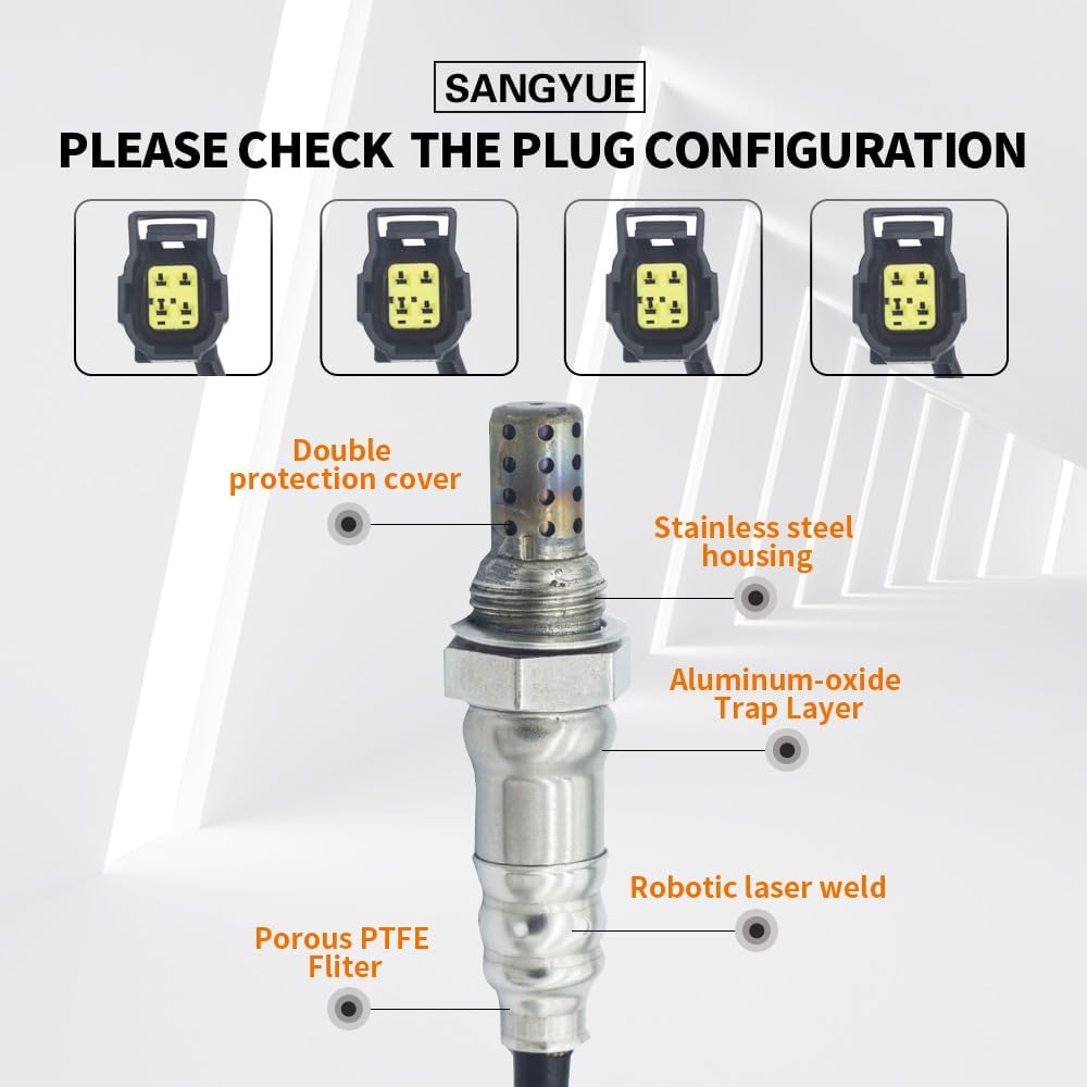 Oxygen Sensor 02 O2 for Jeep Grand Cherokee 2001-2004 4.7L Upstream + Downstream 4PCS