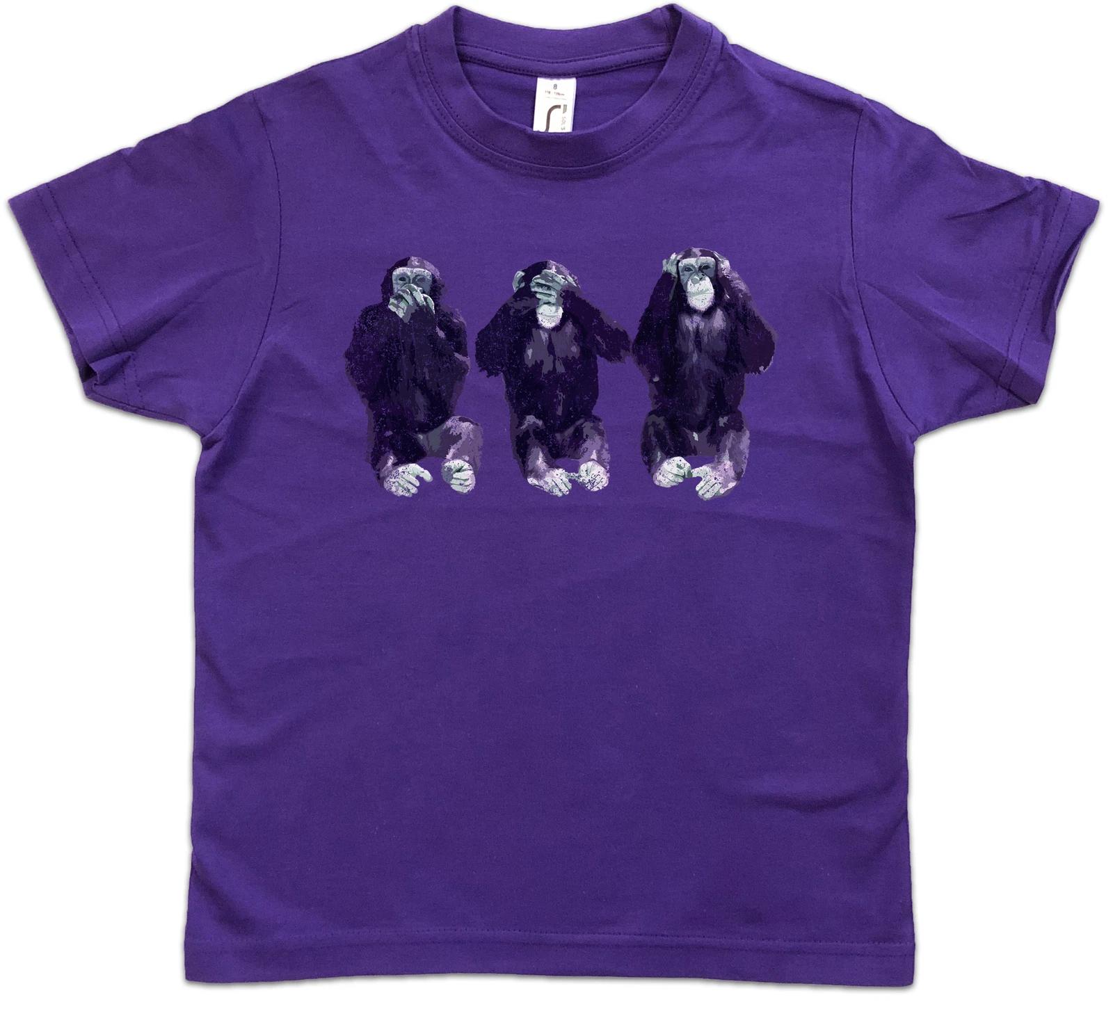 SEE NO HEAR NO SPEAK NO APES Kids Boys kids boys T-Shirt Mafia Gorilla Police Society 130