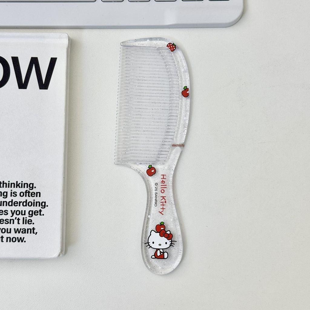 Pieptene Mini cu Dinți Fini Hello Kitty pentru Copii - Moale & Portabil pentru Bretonul Fetițelor