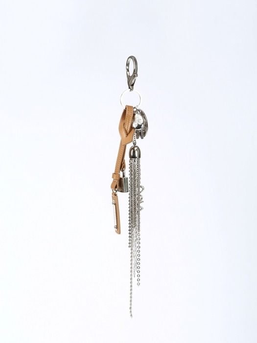 

Брелок-кисточка на цепочке YCH ЦВЕТ ВЕРБЛЮДА и серебристый (R25AC12031CMV) ONE