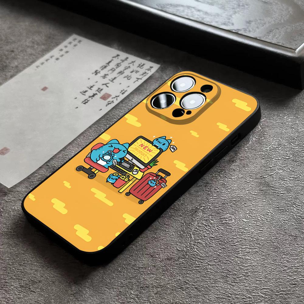 Bug Cat C-Capoo Phone Case For 17 Pro Max For Iphone 14 16 Pro Max 12 15 11 13 Pro Xr X Xs 8 7 Plus Back Cover