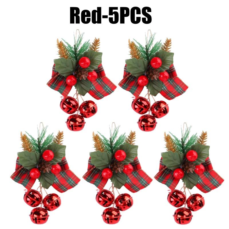 Christmas Bell Ornaments for Christmas Tree Jingle Bell Christmas Tree Hanging Decorations Cute Party Home Craft Bells Gifts