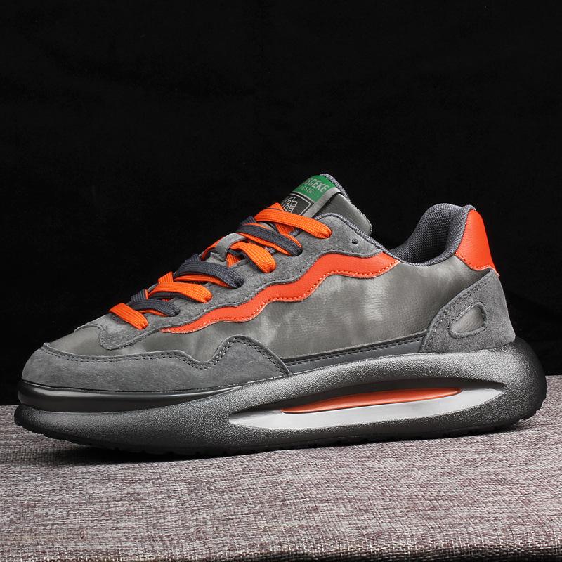 

Мужская повседневная обувь на мягкой подошве Кожаные мужские кроссовки Легкая мужская дорожная обувь Модная мужская обувь 43