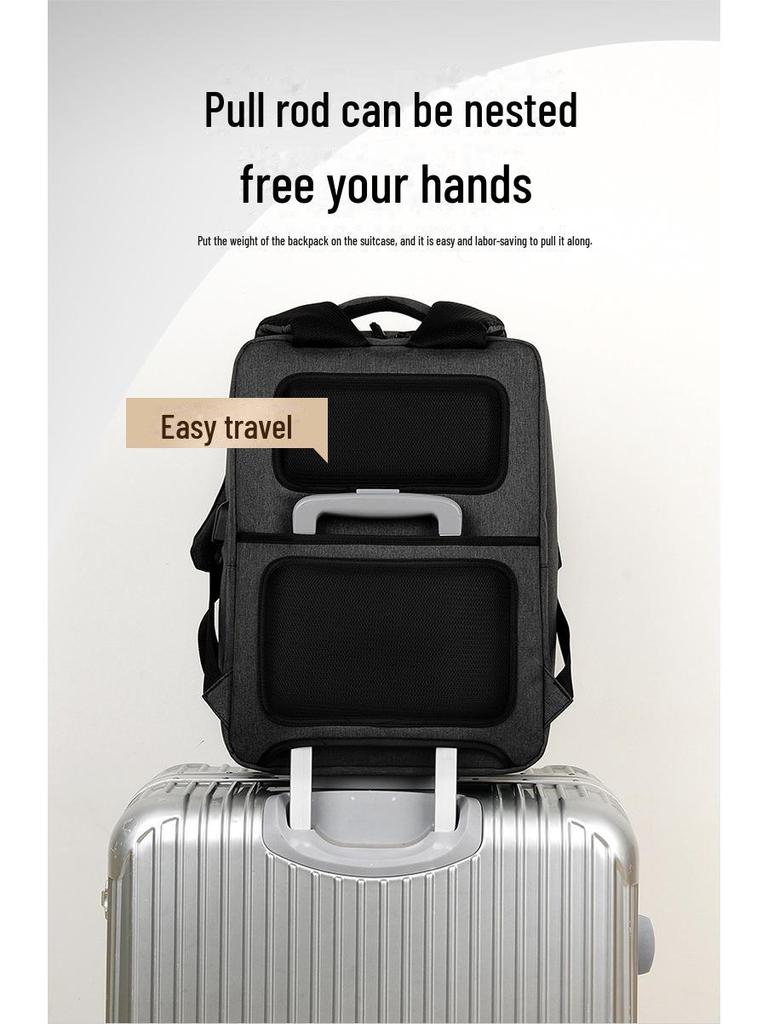 Wodoodporny plecak podróżny męski z najwyższej półki - Duża pojemność i stylowa torba na laptopa