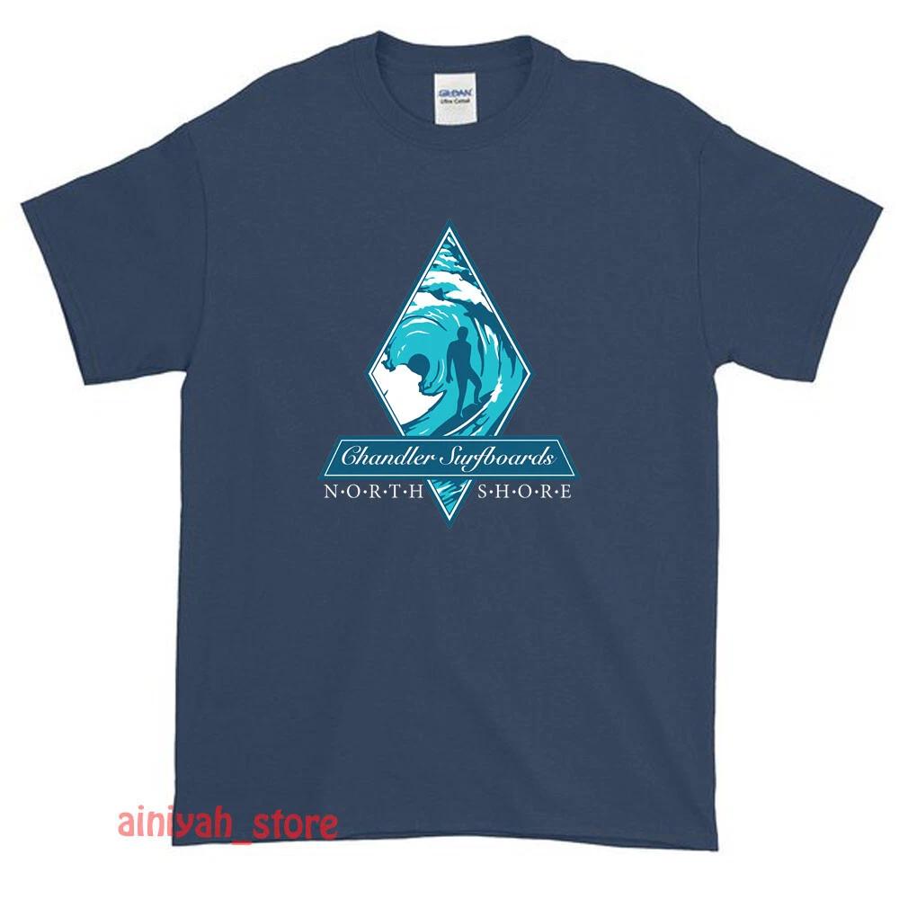 

Новая футболка с логотипом Chandler Surfboard North Shore для мужчин, смешная, размер США S-XXL S