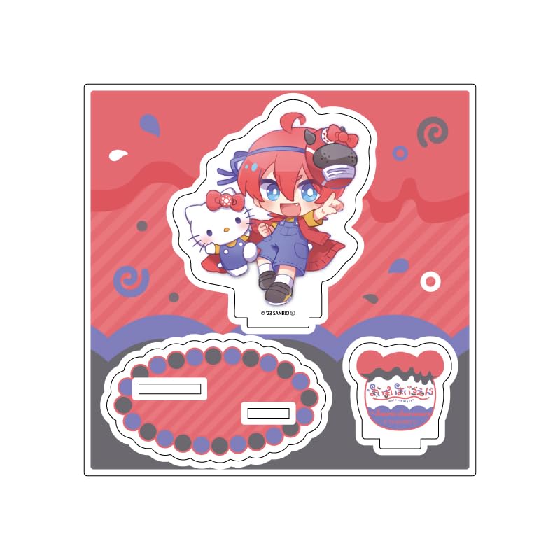 

A3 Maimai Maigoen 01 Shinta x Hello Kitty [Мини-иллюстрация персонажа] Акриловая фигурка