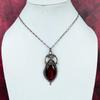 Red Fire Labradorite Gemstone Pendant Copper Wire Wrapped Jewelry Gifts For Her
