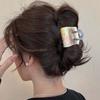 Elegant Square Hair Claw Korean Style Shark Clip Fashion Acetic Acid Hair Claw  Work