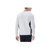 FILA Athletics Series Golf Long Sleeve Crew Neck Knit Shirt Men Tops Jade-White A11M245404F-WT