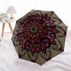 1pc Mandala Artwork Umbrella - Portable Home Essential, Durable Iron Frame with Rod Structure, Fashion Lovers Yy250910090
