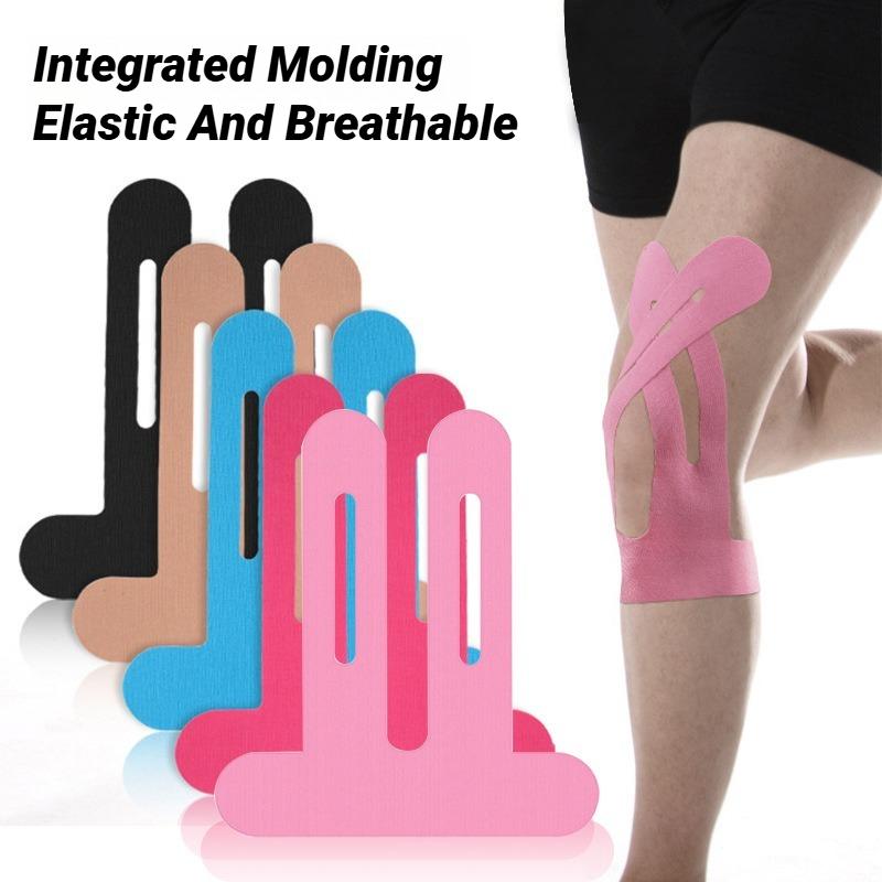 Athletic Kinesiology Tape Waterproof Elastic Breathable Knee Support For Running Riding Stability Pain Relief