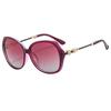 Designer Oval Sunglasses Women New Fashion Crystal Sun Glasses Female Gradient Lens Elegant Ladies Round Sunglasses