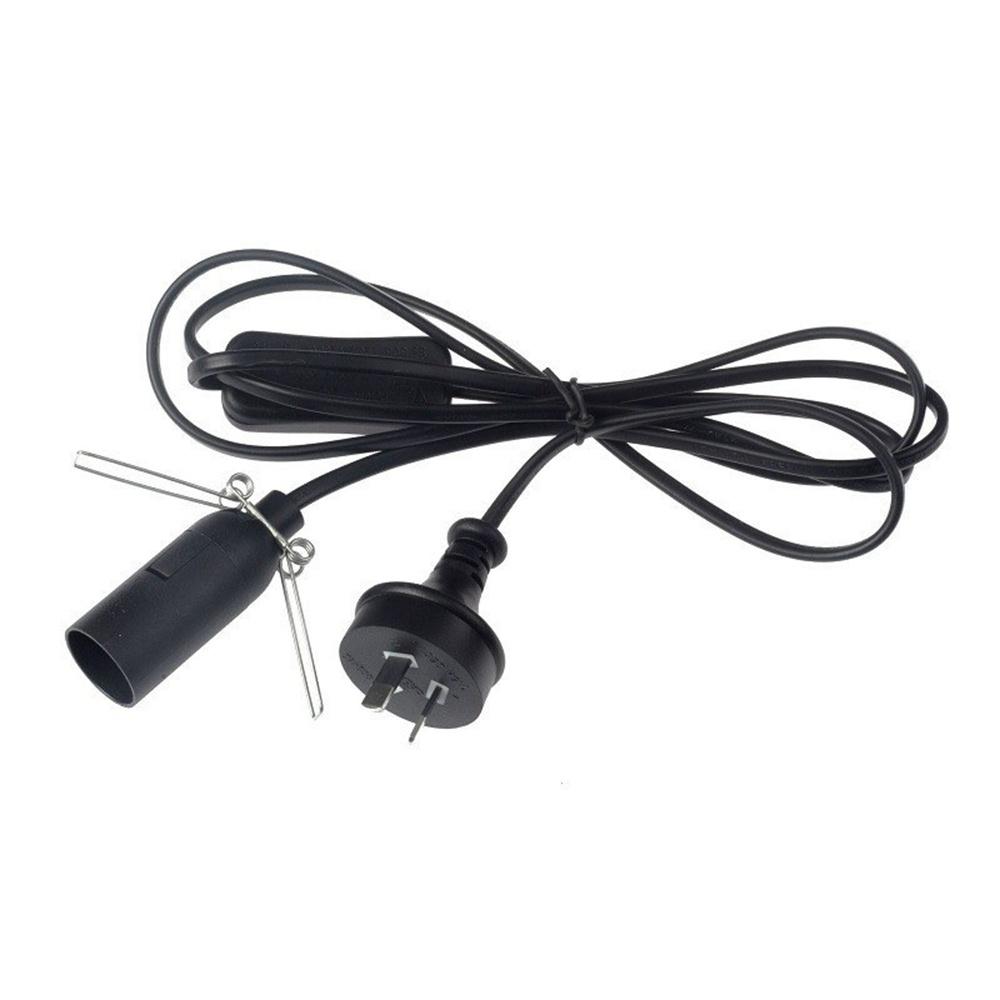 1.5m E14 Lamp Power Cord For Salt Lamp Power Cable Replacement 220V-250V AU Plug