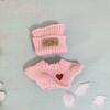 Labubu Pendant & Teddy Bear Hat Set: First Gen & Second Gen Knitted Sweater Blind Box Doll Outfit