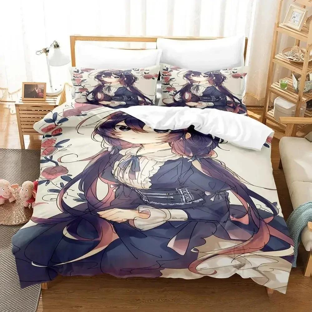 Comforter 3D Print Anime Kawaii Girl Kyouka Bedding Set Single Twin Full Queen King Size Bed Set Adult Kid Bedroom S