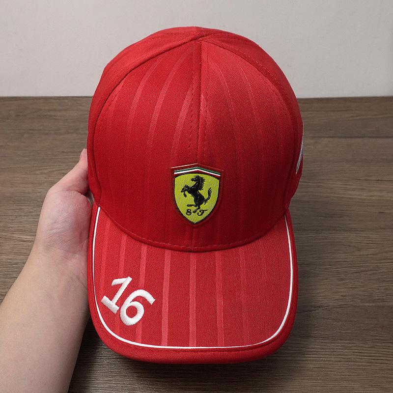 For Ferrari Horse F1 Team Fashion Car Logo Embroidery Baseball Cap Spring Summer Men Women Casual Hat Hip Hop Streetwear Sun Hat JG4