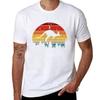 Sunset Kangaroo Tshirt Classic Crew Neck Cotton Tshirt