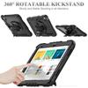SEYMAC Stock iPad Generation Dedicated Pen Front Cover with Screen Rotating Hand Shoulder Strap (A16) 11th/10th Case, Shockproof, Holder, Protector,
