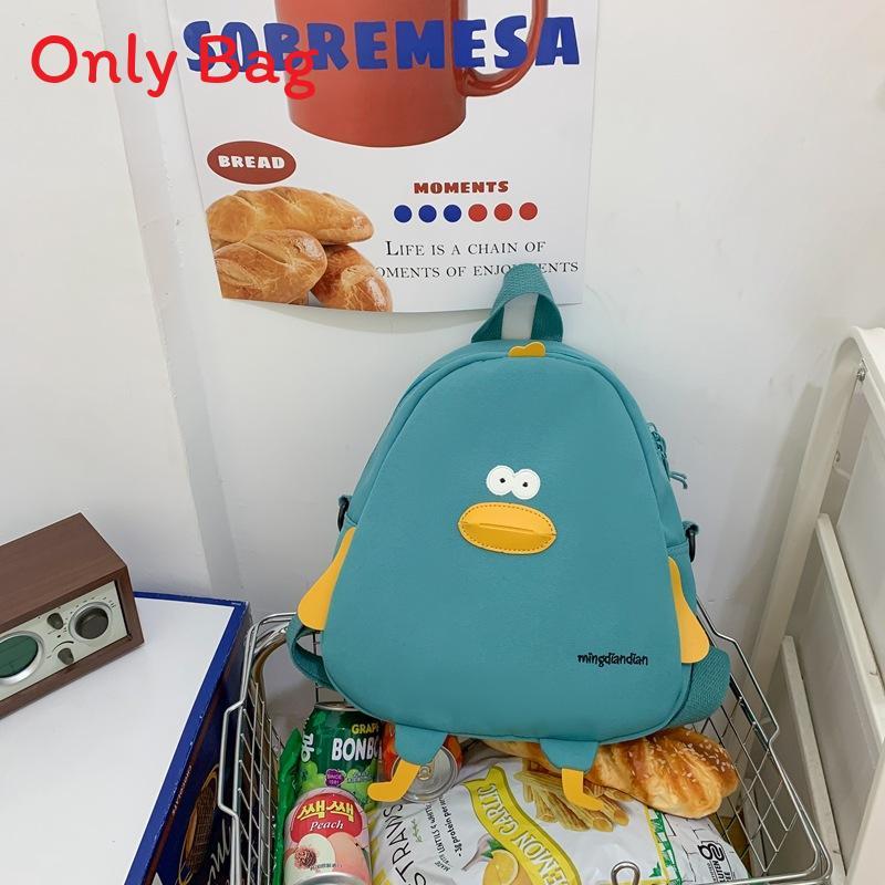 Cartoon Küken Leinwand Rucksack für Mädchen im Tote-Stil mit Aufdruck