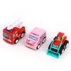 Childrens Pull Back Fire Truck And Engineering Vehicle Set With Cartoon Animal Design For Boys Playroom
