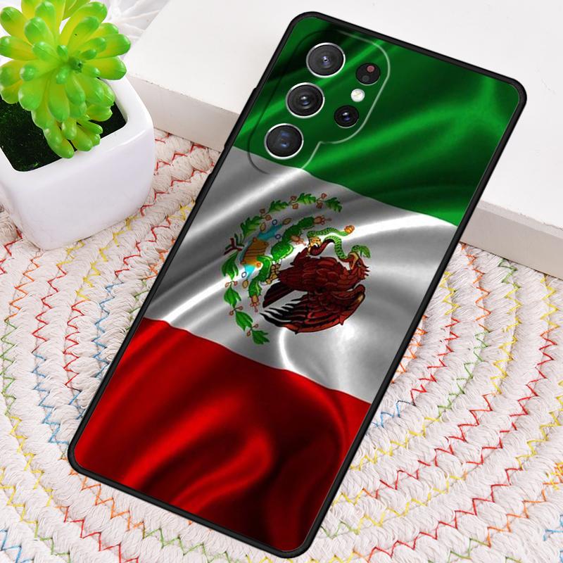 Mexico Flag Mexicanos Silicone Phone Case For Samsung Galaxy Note 10 Pro S26 S25 S24 S23 S22 S21 Plus S25Ultra Capa Cover