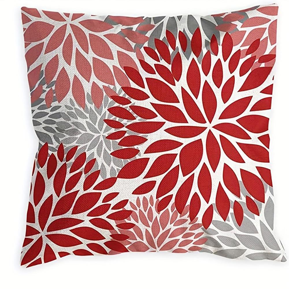 1/4Pcs Floral Patterned Pillowcases For Decorative Comfort Sofa Cushion Cover Home Bedroom Room Decoration