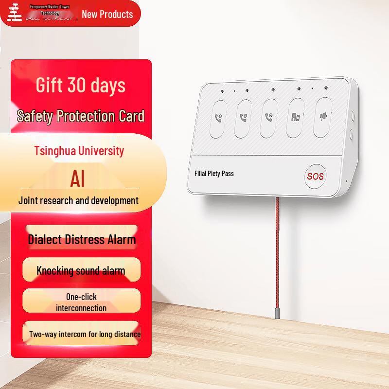 Smart SOS Emergency Alarm & Intercom for Seniors