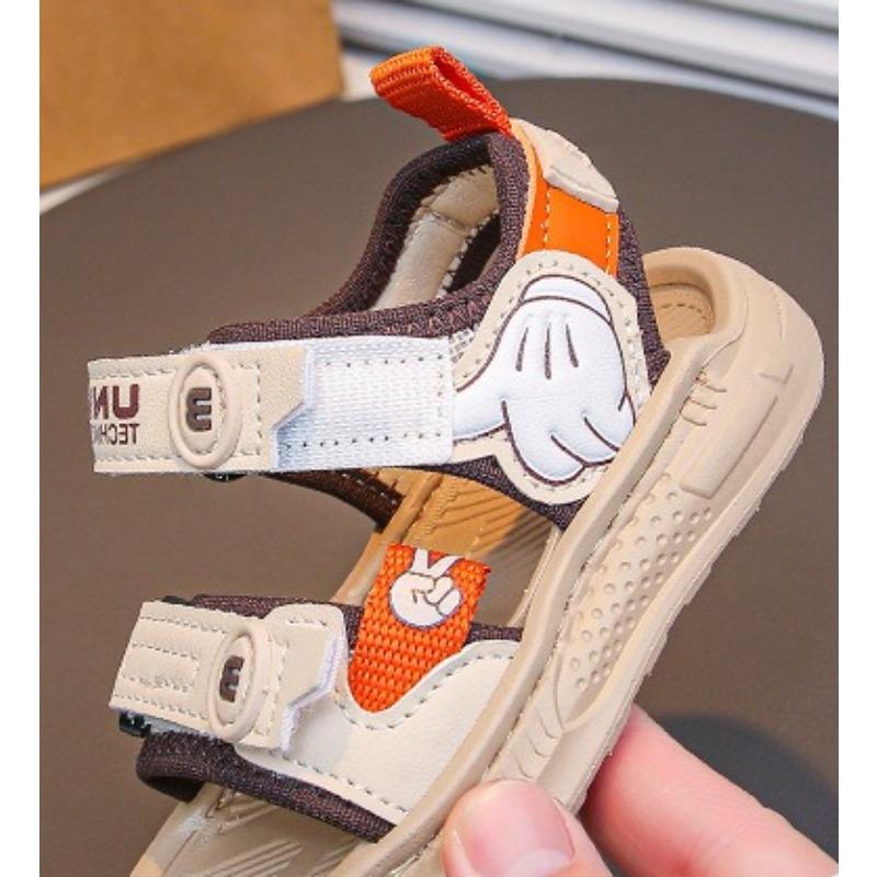 Summer Kids Open Toe Sandals, Soft Sole Boys Sports Beach Shoes For Toddlers